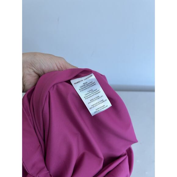 NWT Anthropologie Hutch Pink Satin Bow-Tie Sleeveless Cropped Jumpsuit Medium - Picture 9 of 14